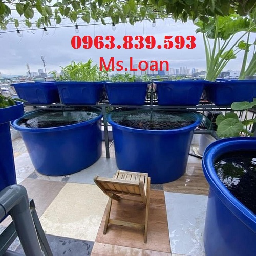 Bể nhựa tròn 1000 lít nuôi cá, bể nhựa đựng nước làm hồ bơi 0963839593