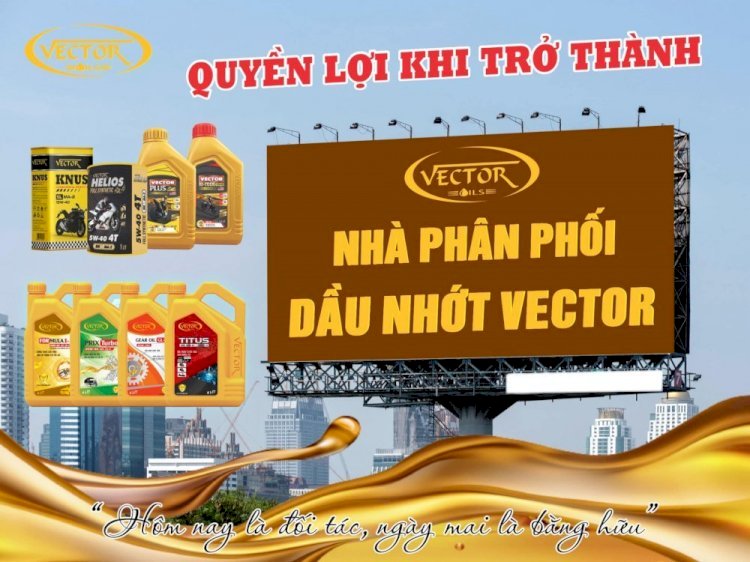 Thông báo tuyển nhà phân phối độc quyền dầu nhớt vector