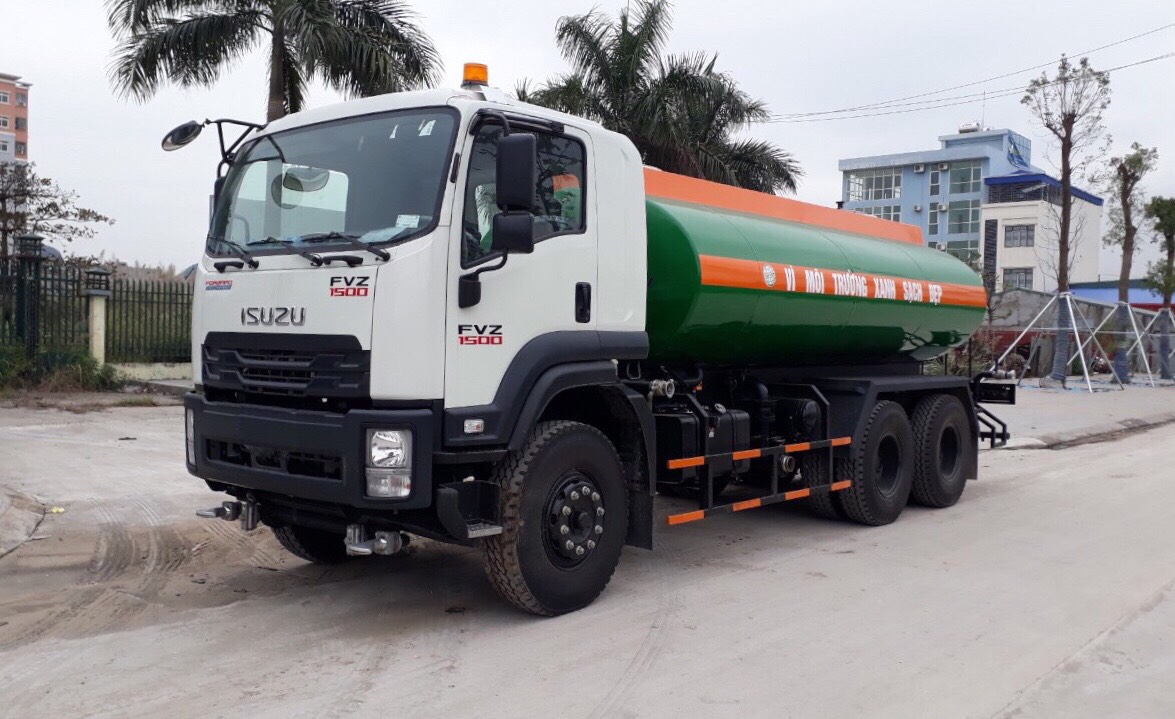 ISUZU FVM34T - BỒN XĂNG DẦU XITEC - 20m3 - Tiêu chuẩn tổng kho Nhà Bè