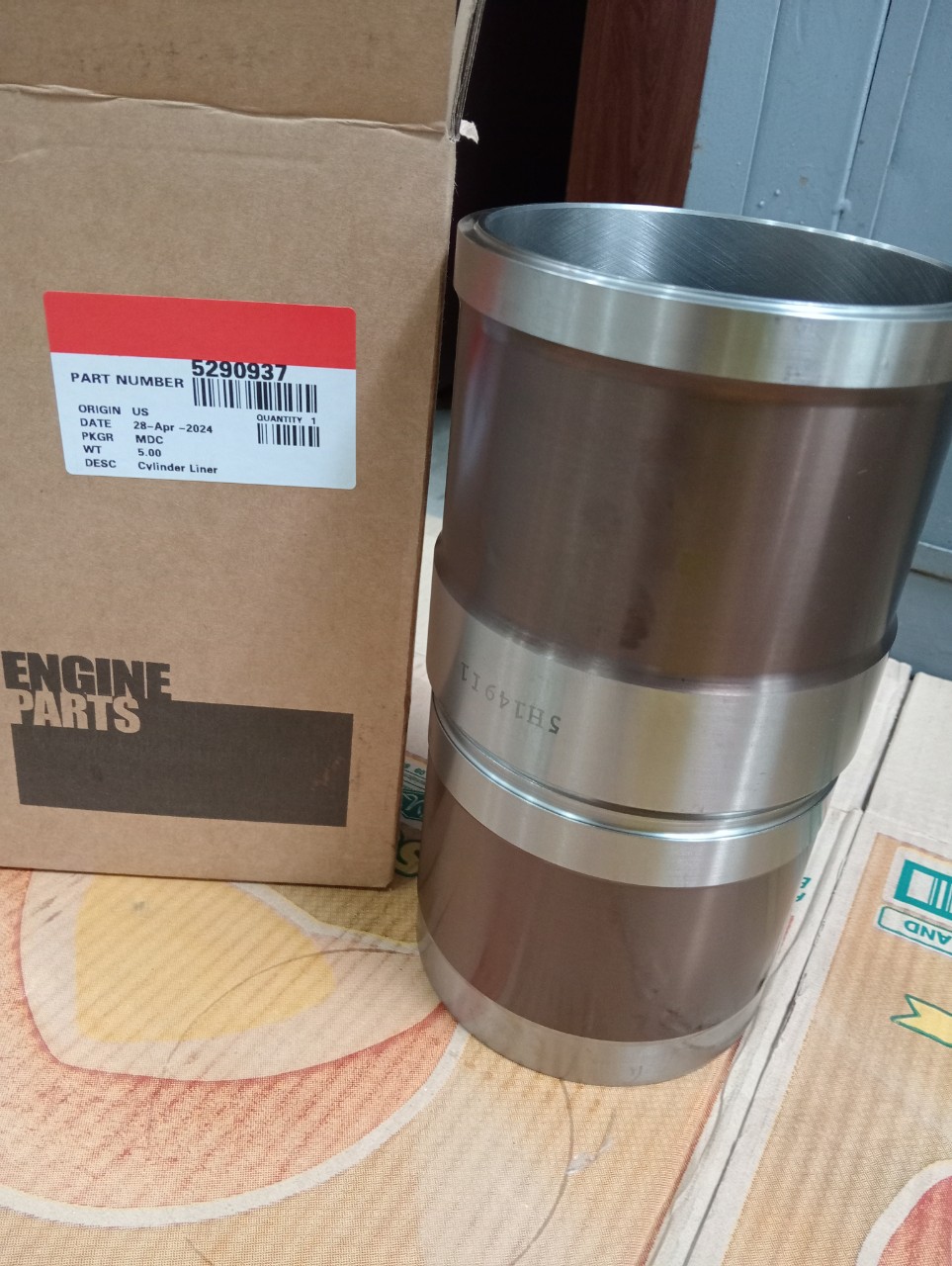 xi lanh, piston cummins, phụ tùng động cơ cummins- phụ tùng mct