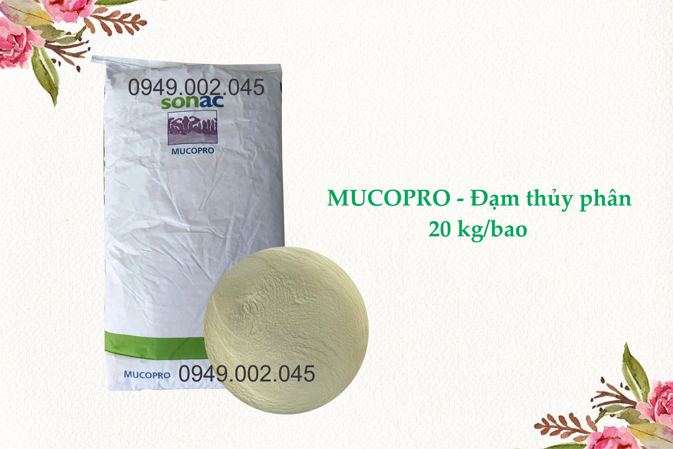 Mucopro Powder - Đạm tăng trọng dạng bột cho tôm cá