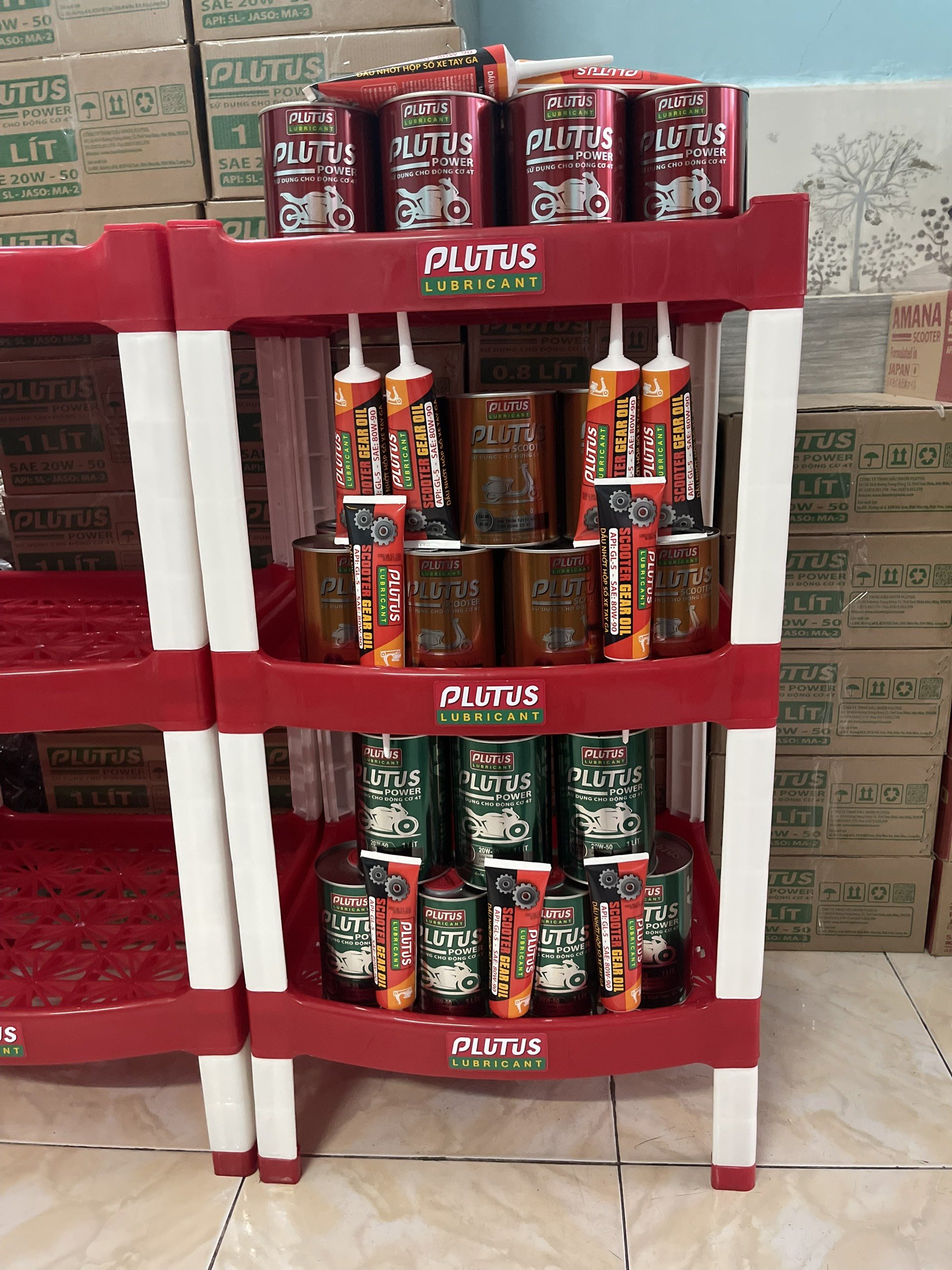 Dầu nhớt Plutus công  nghệ nhật bản cho động cơ khỏe mạnh