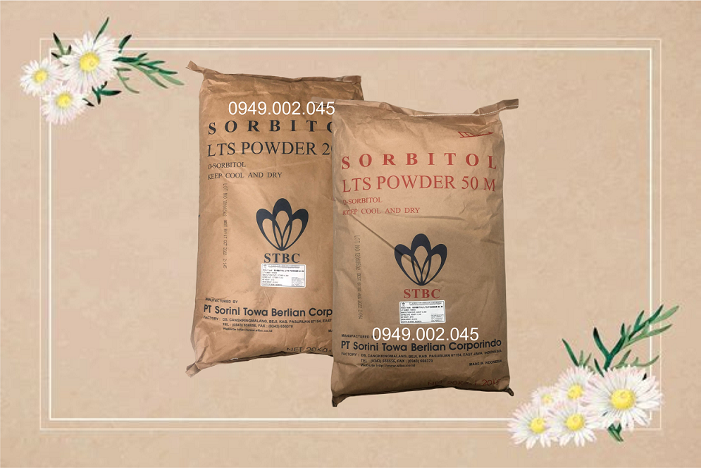 Sorbitol Indo - Nguyên liệu dạng bột giải độc gan tôm cá