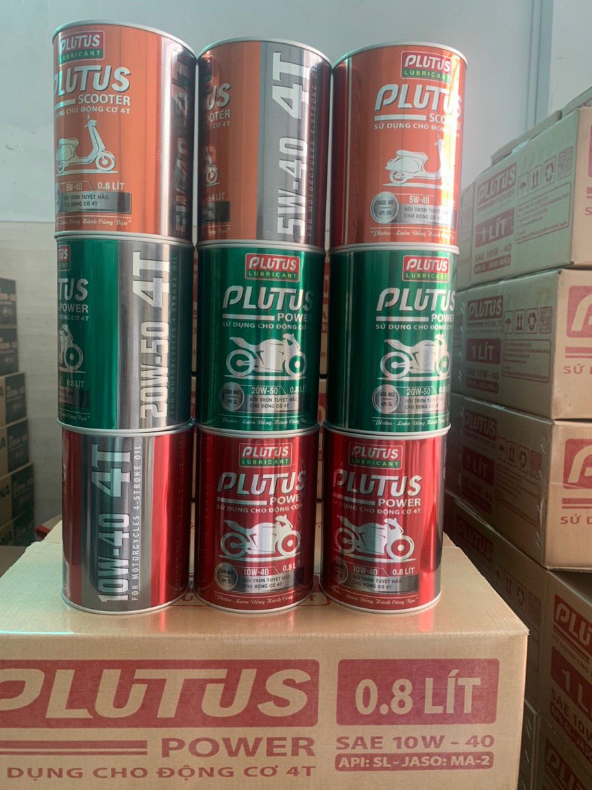 Dầu nhớt Plutus - bảo vệ động cơ, tiết kiệm từng chuyến đi