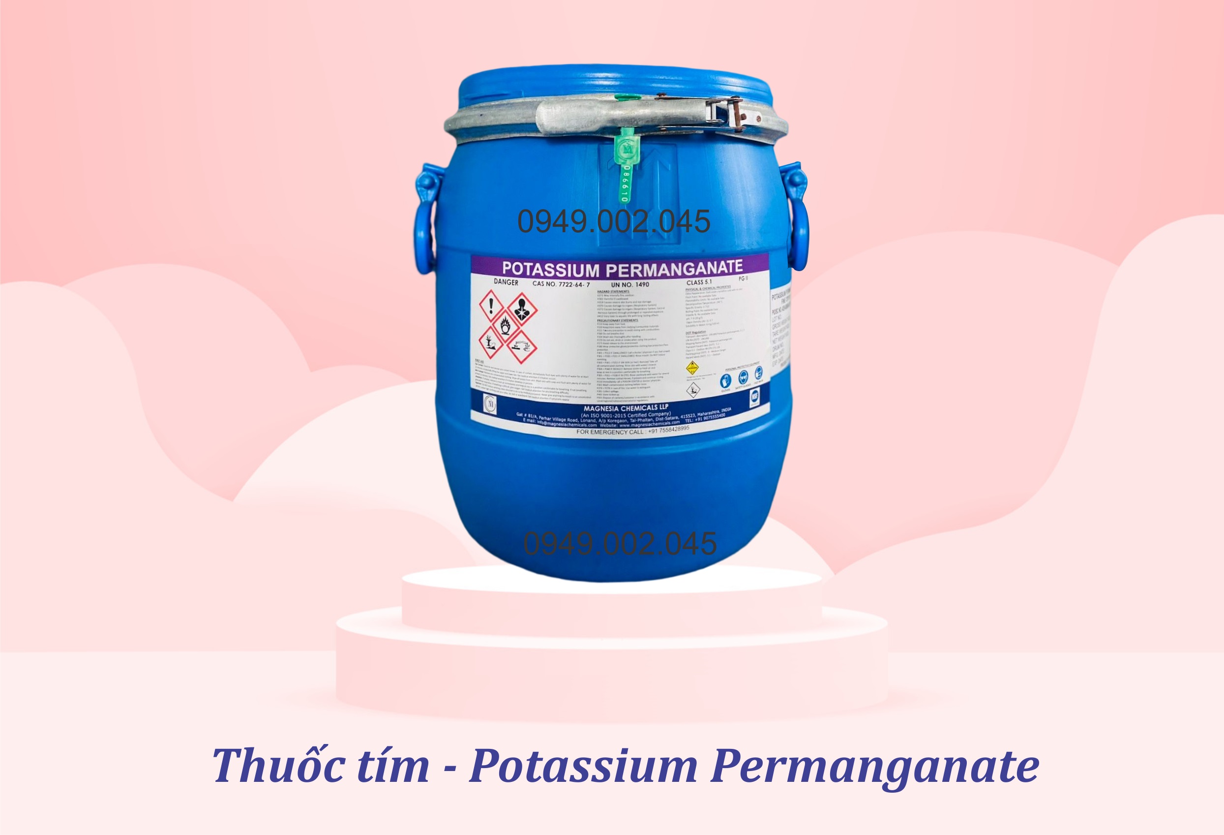 Thuốc tím (Potassium permanganate) - Diệt khuẩn, sát trùng, xử lý nước
