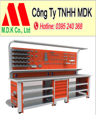 Bàn thao tác-Thép sơn tĩnh điện-work bench-MDK