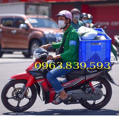 Sóng nhựa chở hàng shipper, rổ giao hàng / 0963839593