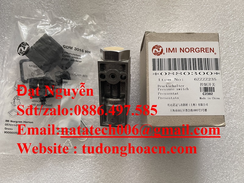 0880300 norgen CT áp suất chính hãng bảo hành 1 năm