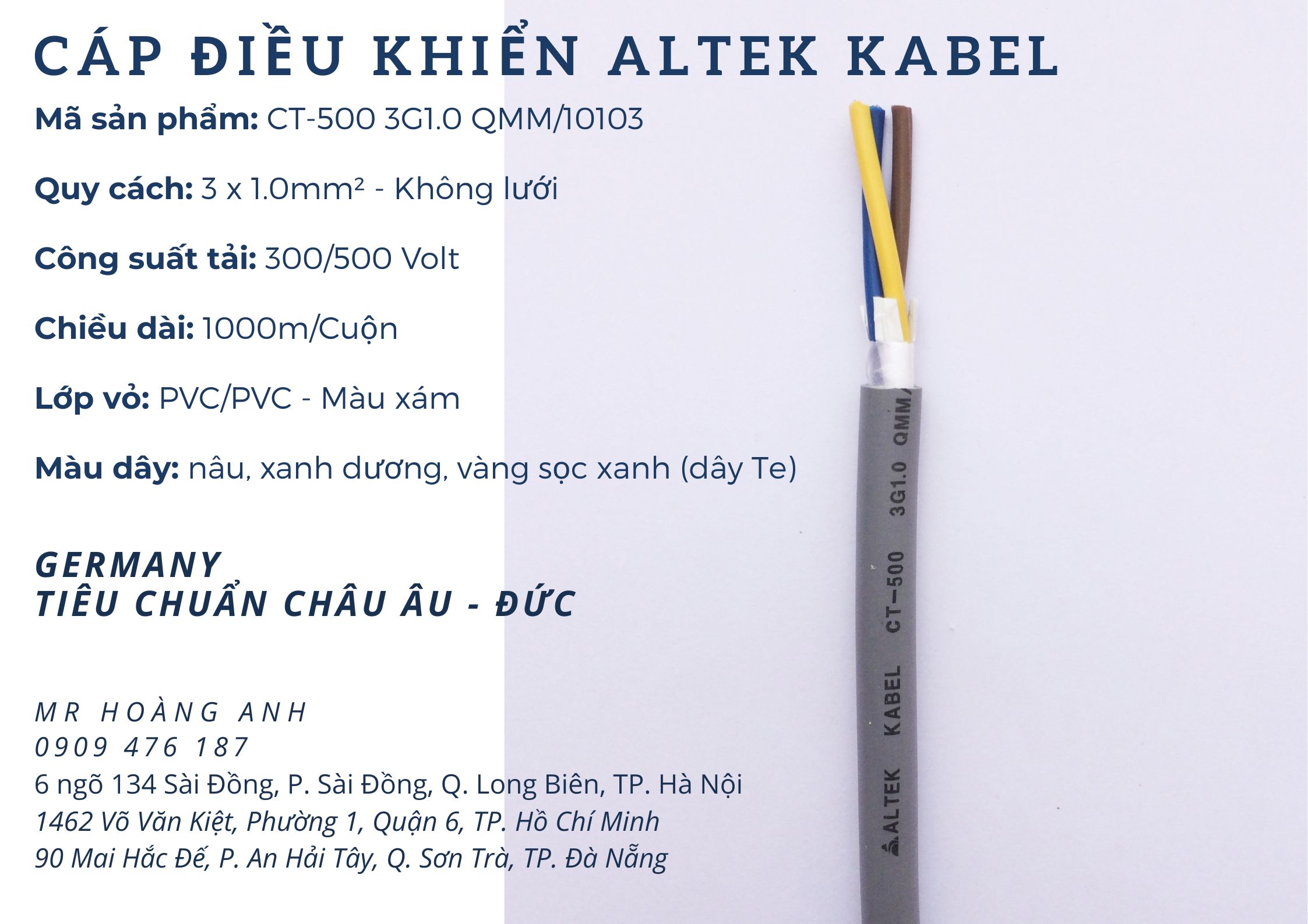 Cáp điều khiển Altek Kabel, cáp tín hiệu Altek Kabel,...