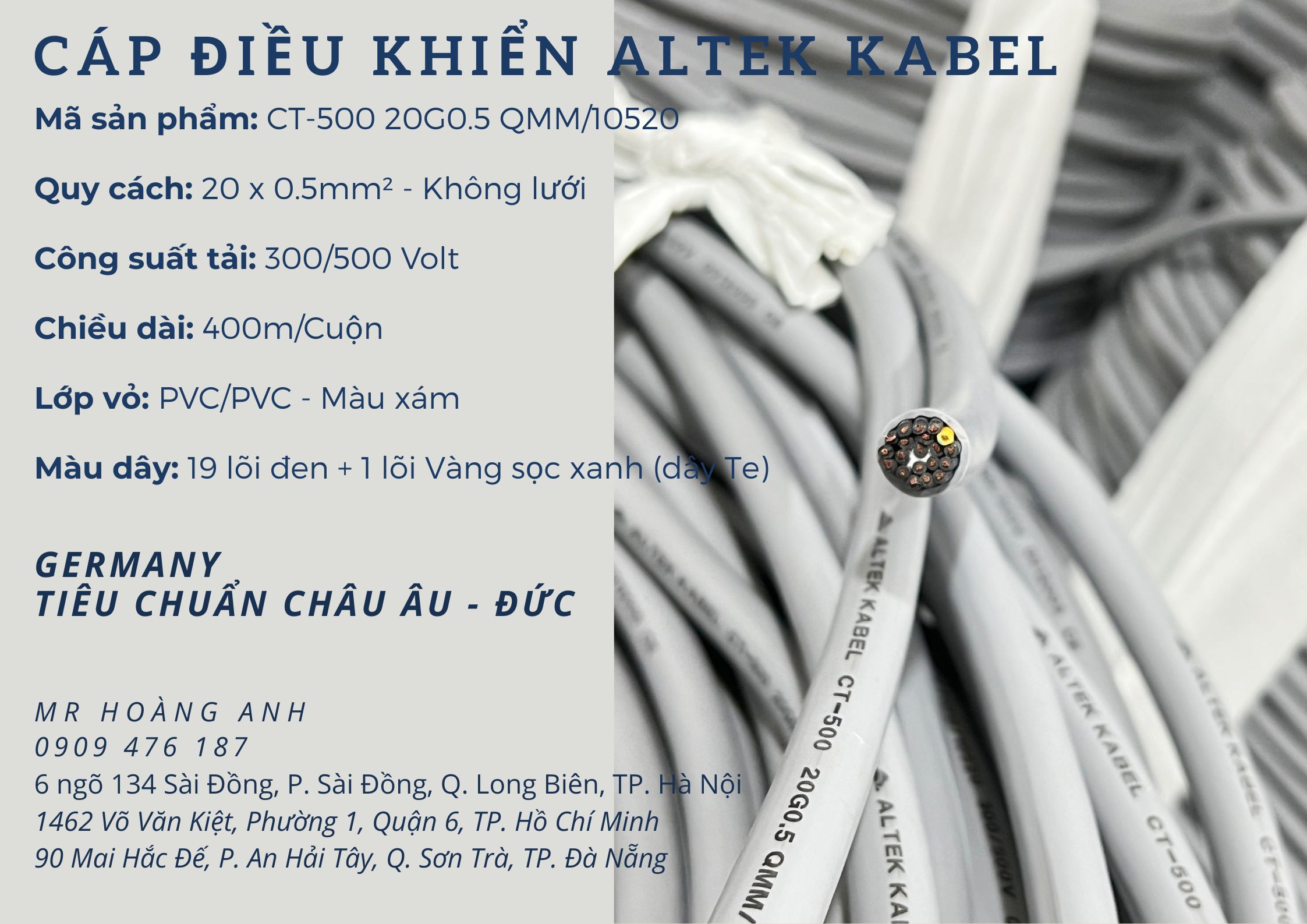 Cáp điều khiển Altek Kabel, cáp tín hiệu Altek Kabel,...