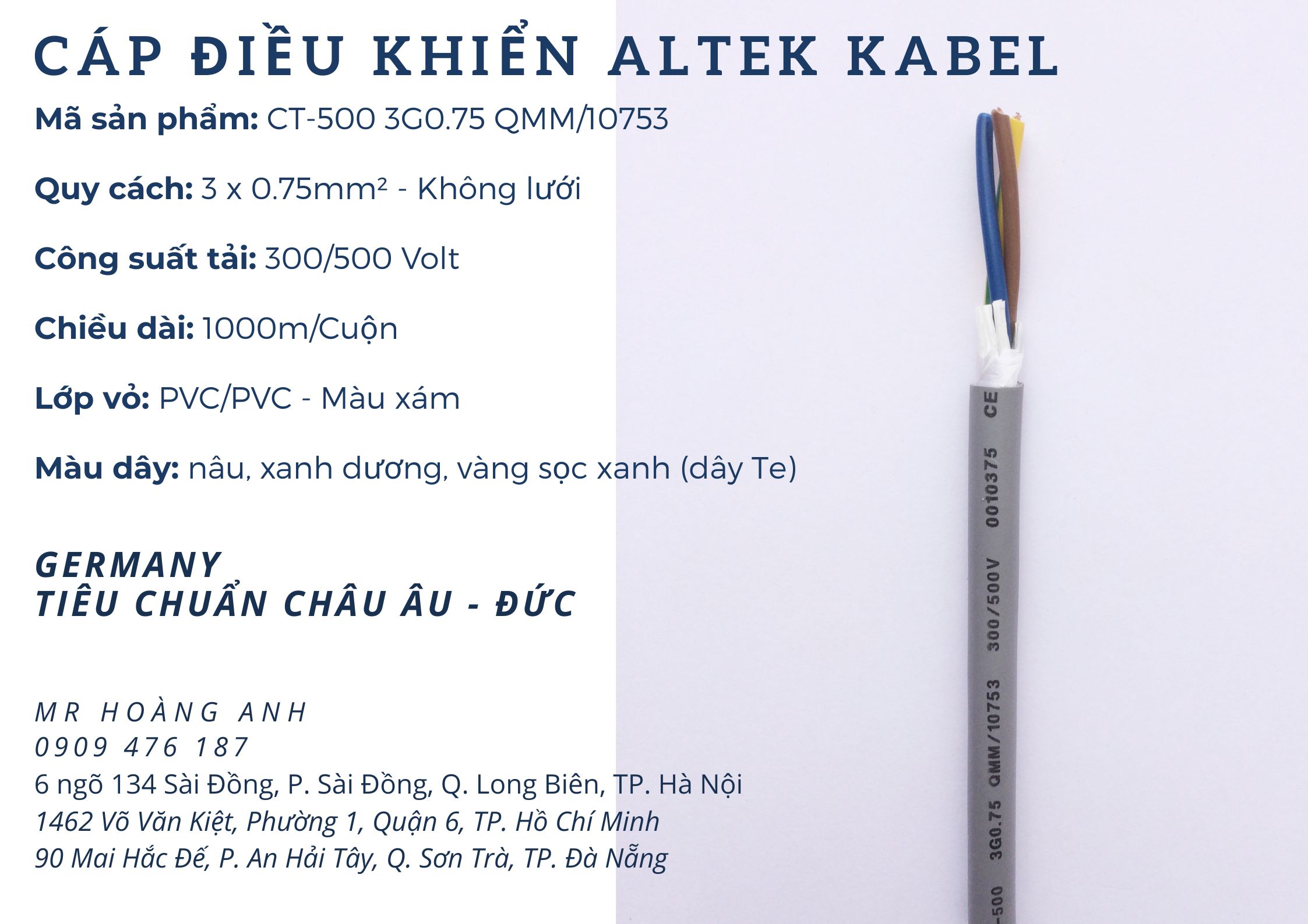 Cáp điều khiển Altek Kabel, cáp tín hiệu Altek Kabel,...