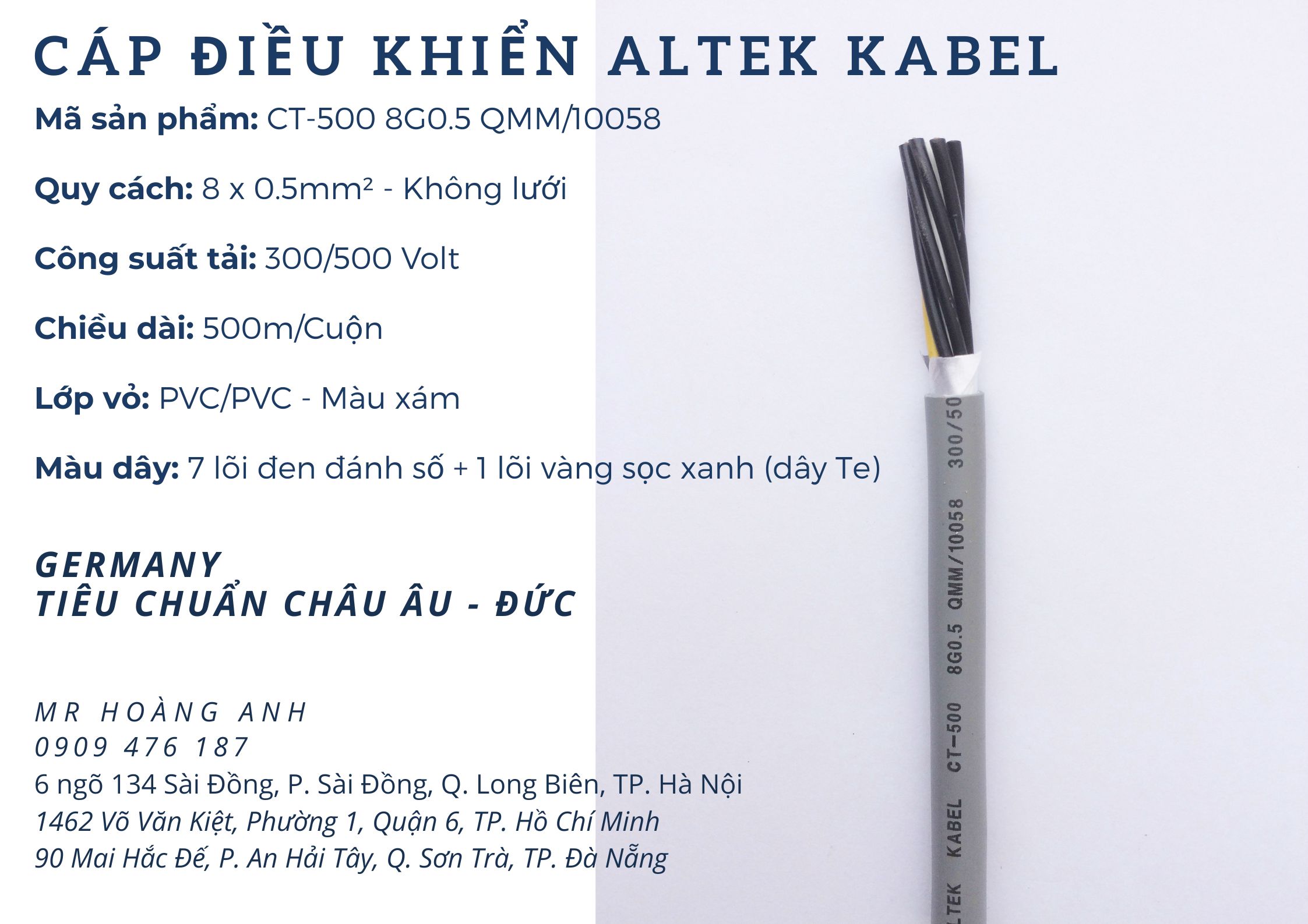 Cáp điều khiển Altek Kabel, cáp tín hiệu Altek Kabel,...