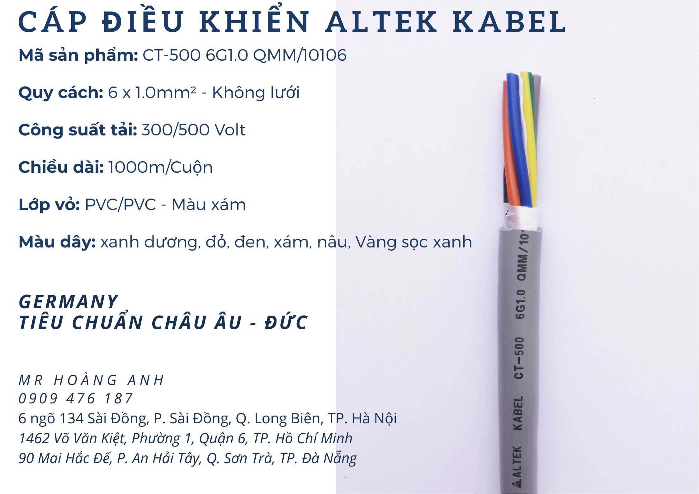 Cáp điều khiển Altek Kabel, cáp tín hiệu Altek Kabel,...