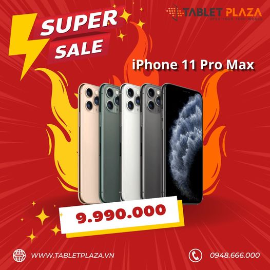 Iphone 11 pro max giá còn xíu xiu tại Tablet Plaza