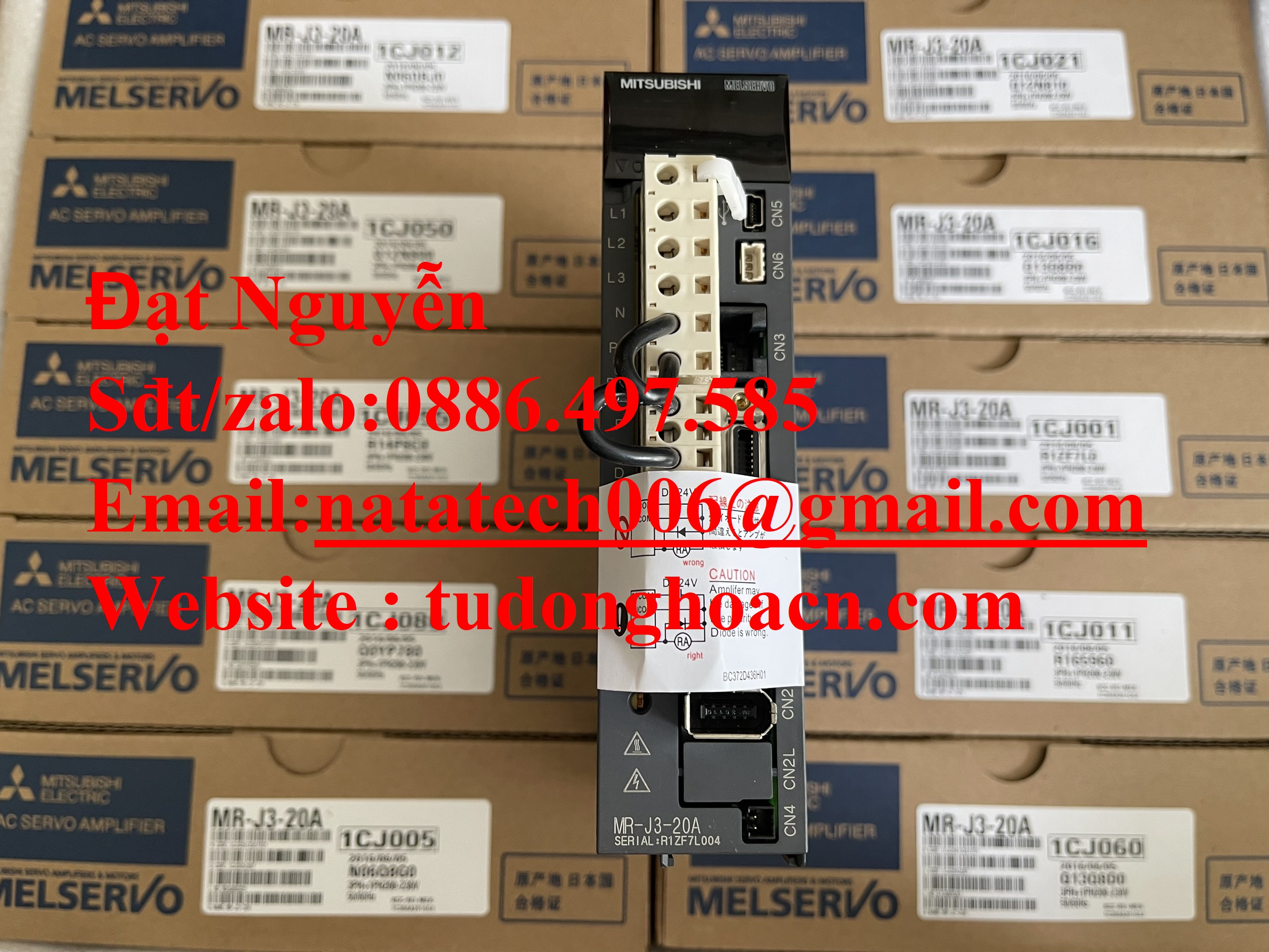 MR-J3-20A bộ điều khiển sệc vô Mitsubishi 200W mới 100% - bảo hành 1Y