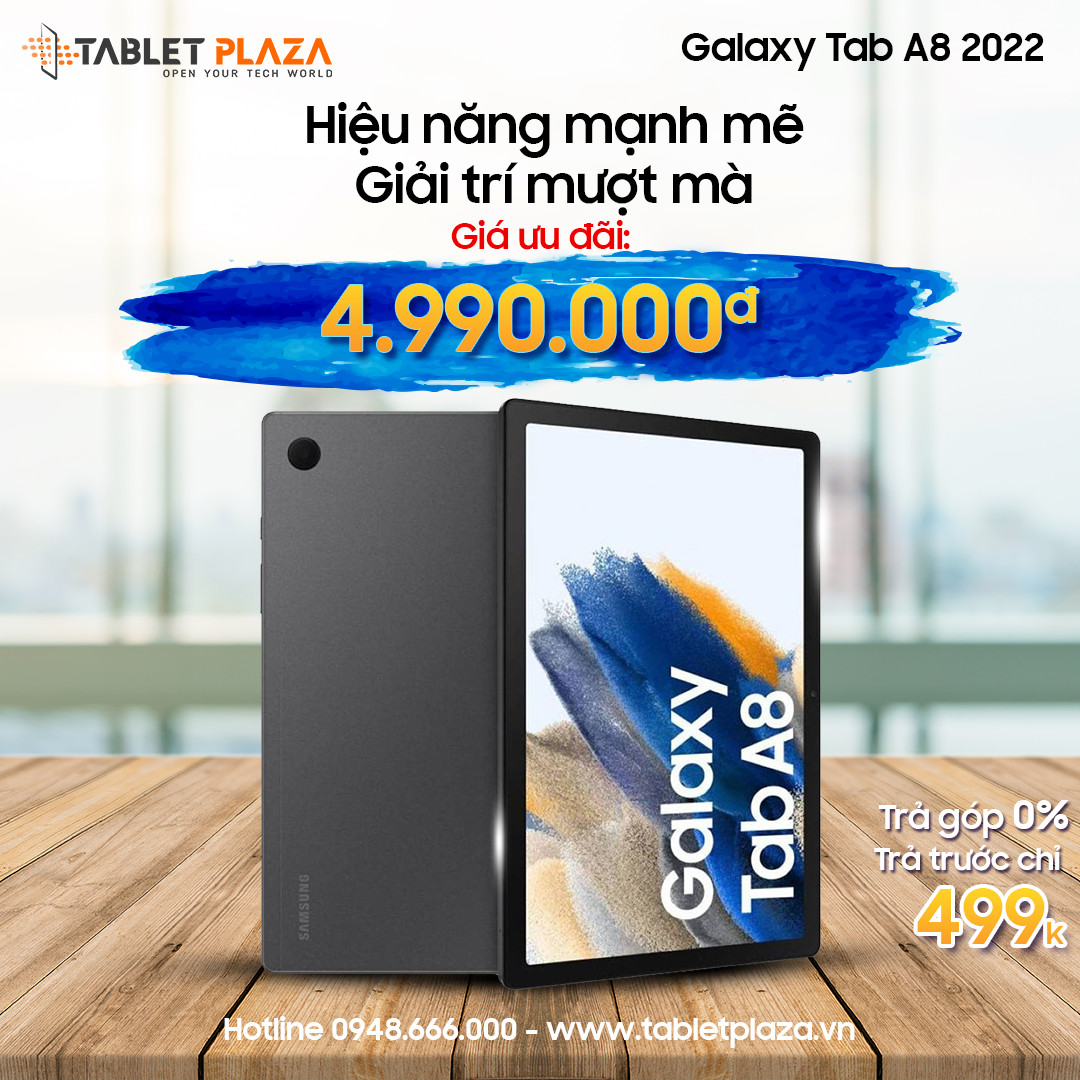 Samsung Galaxy Tab A8 giá giảm cực đã!!!