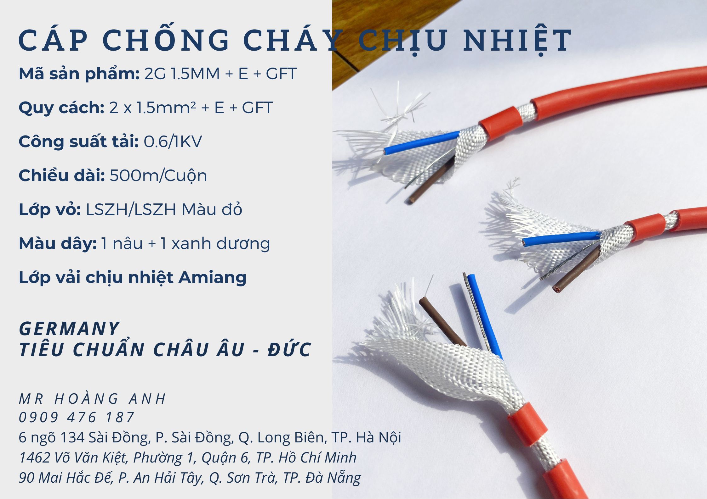 Dây cáp chống cháy Altek Kabel, dây điện chống cháy,...