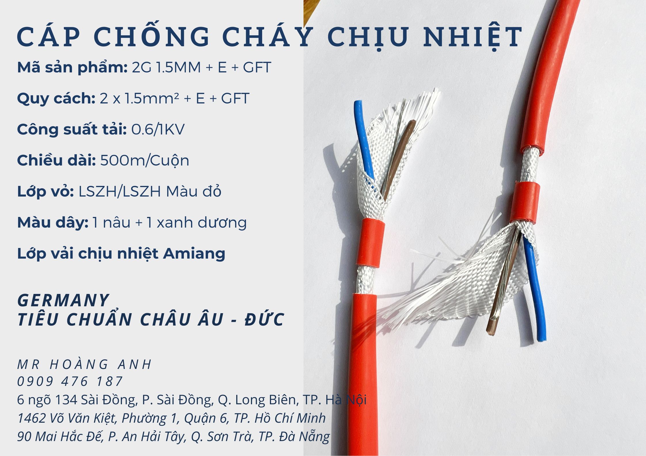 Dây cáp chống cháy Altek Kabel, dây điện chống cháy,...