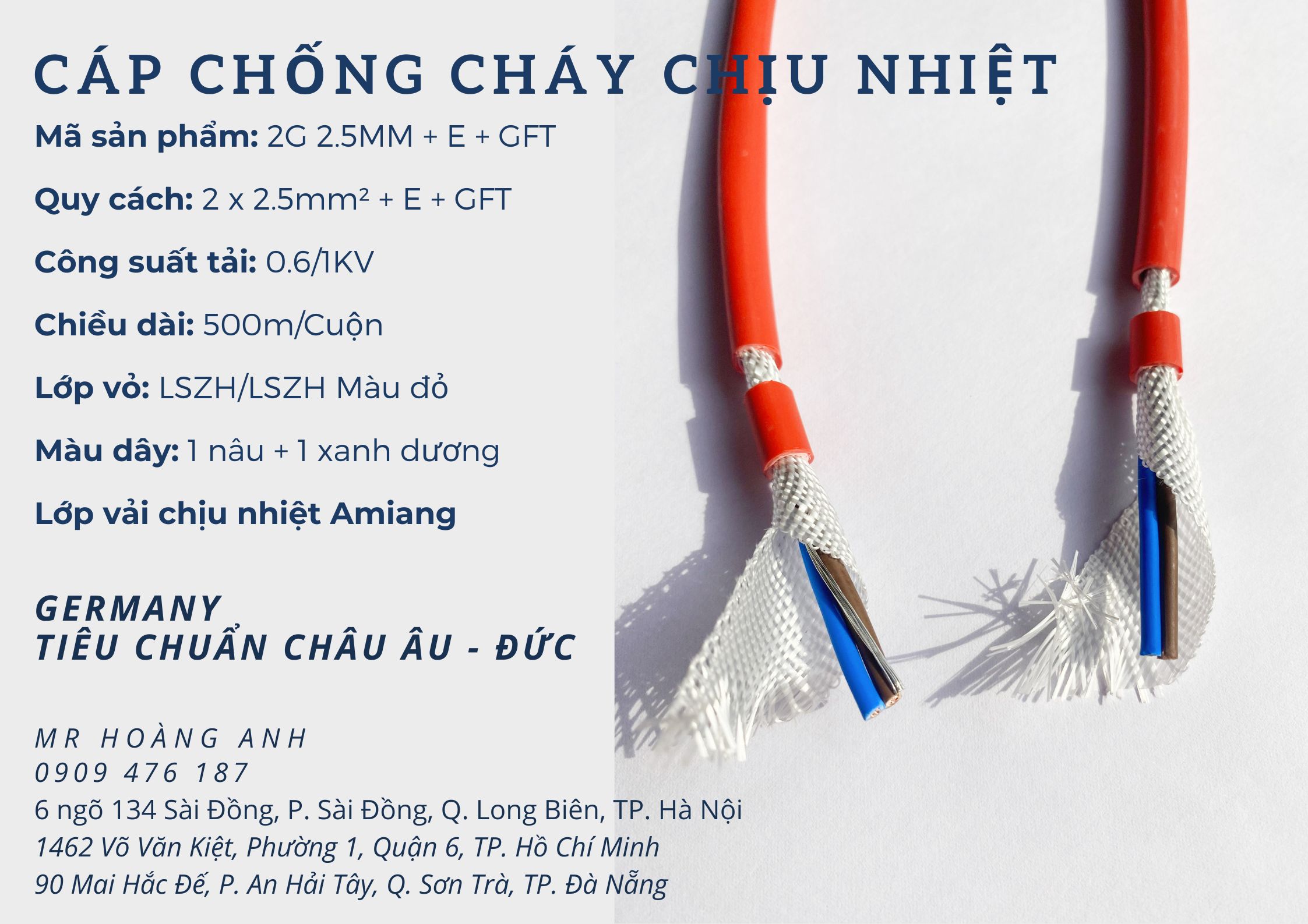 Dây cáp chống cháy Altek Kabel, dây điện chống cháy,...