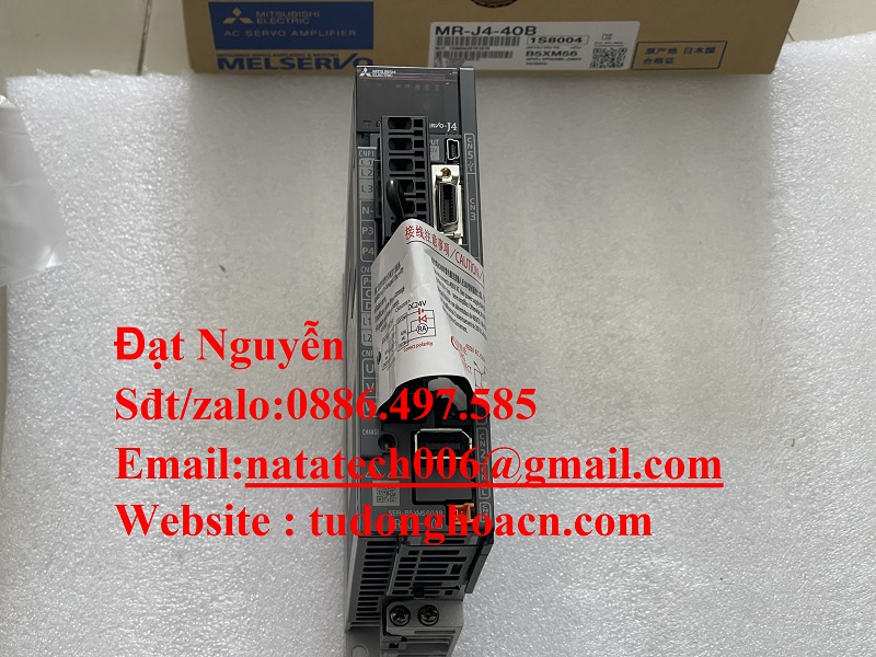 MR-J4-40B bộ driver 400W chính hãng mới Mitsubishi - Bảo hành 12 t