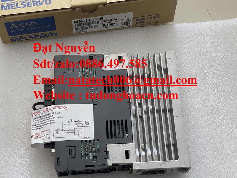 MR-J4-40B bộ driver 400W chính hãng mới Mitsubishi - Bảo hành 12 t