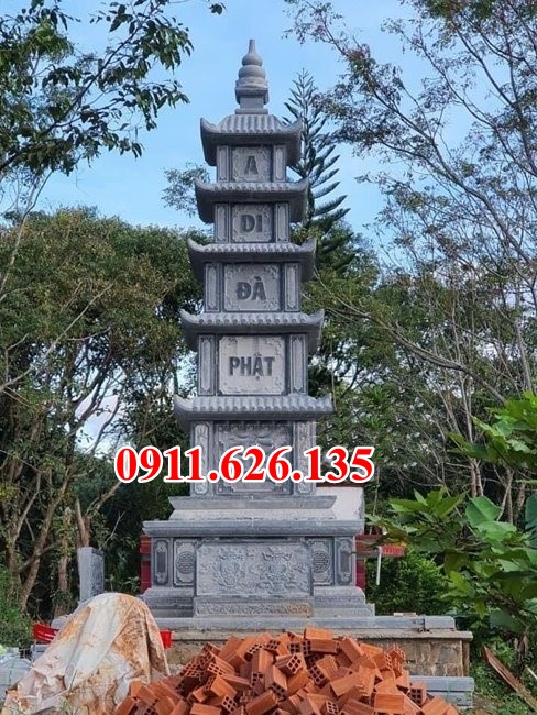 Mẫu mộ tháp phật giáo bằng đá đẹp bán tại tây ninh - mộ tháp sư