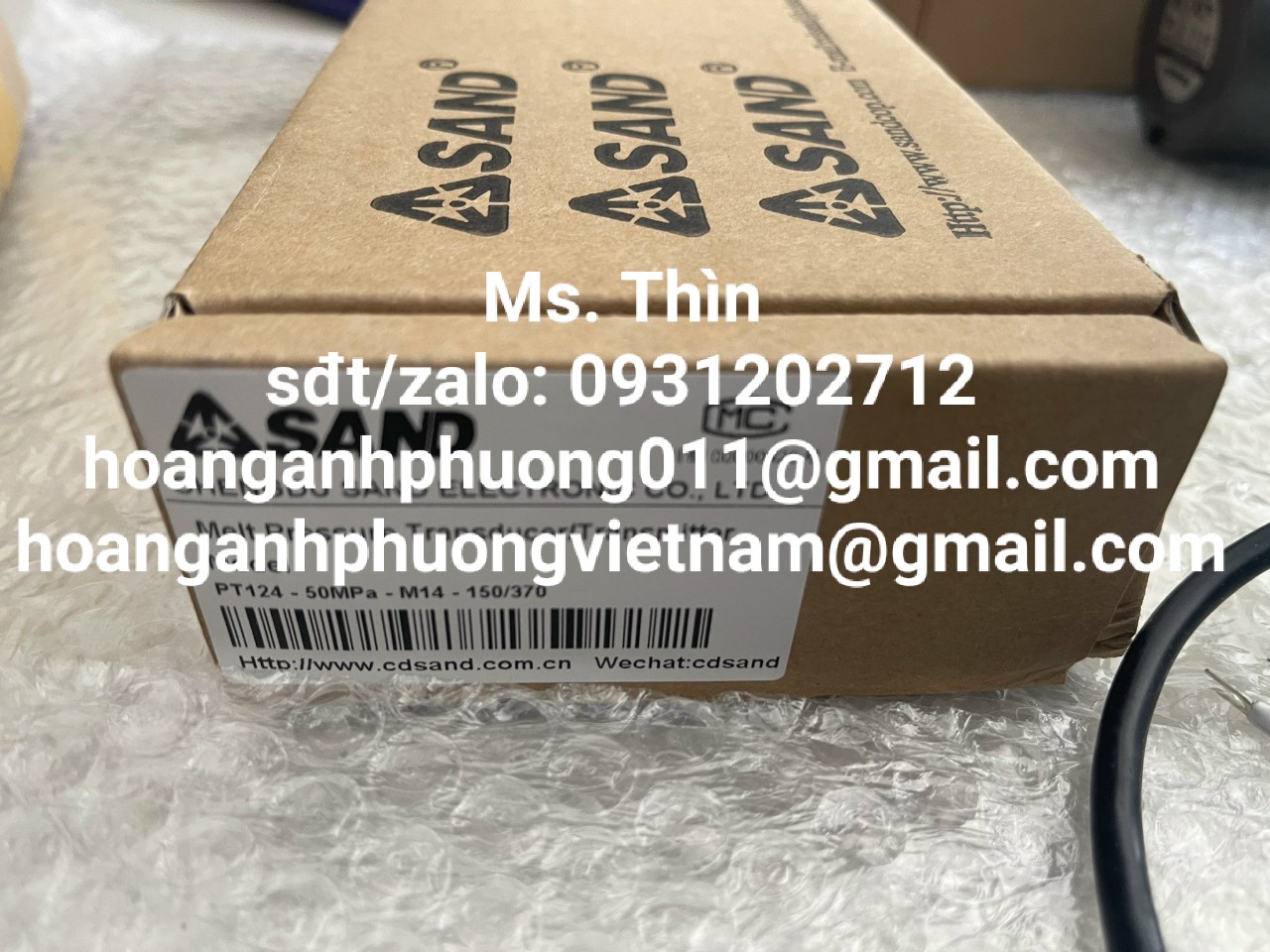 Cảm biến SAND  PT124-50MPa-M14-150/370  giá tốt