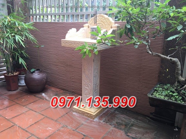 Mẫu cây hương đá thờ ngoài trời đẹp bán tại hà tĩnh nghệ an