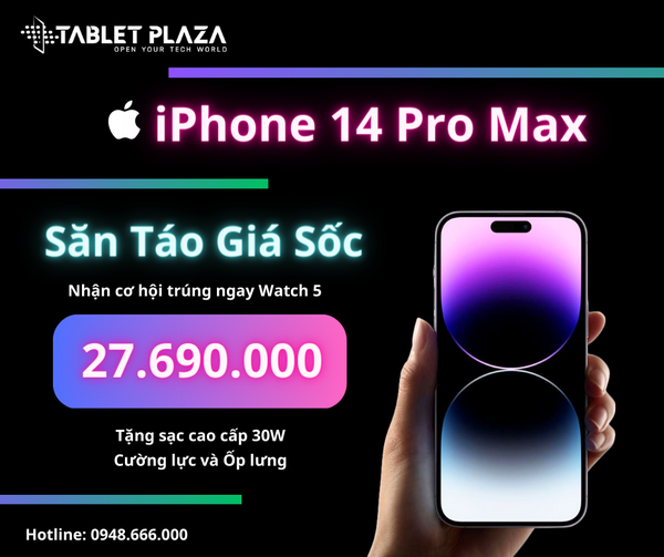 Iphone 14 pro max giá rẻ tại Tablet Plaza