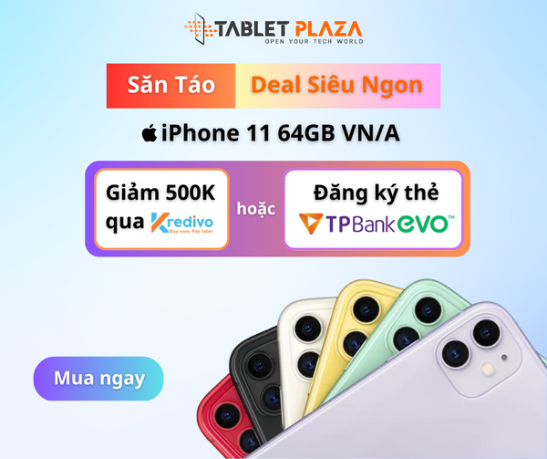 Iphone 11 chính hãng VN giá tootsb tại Tablet Plaza Bến Cát