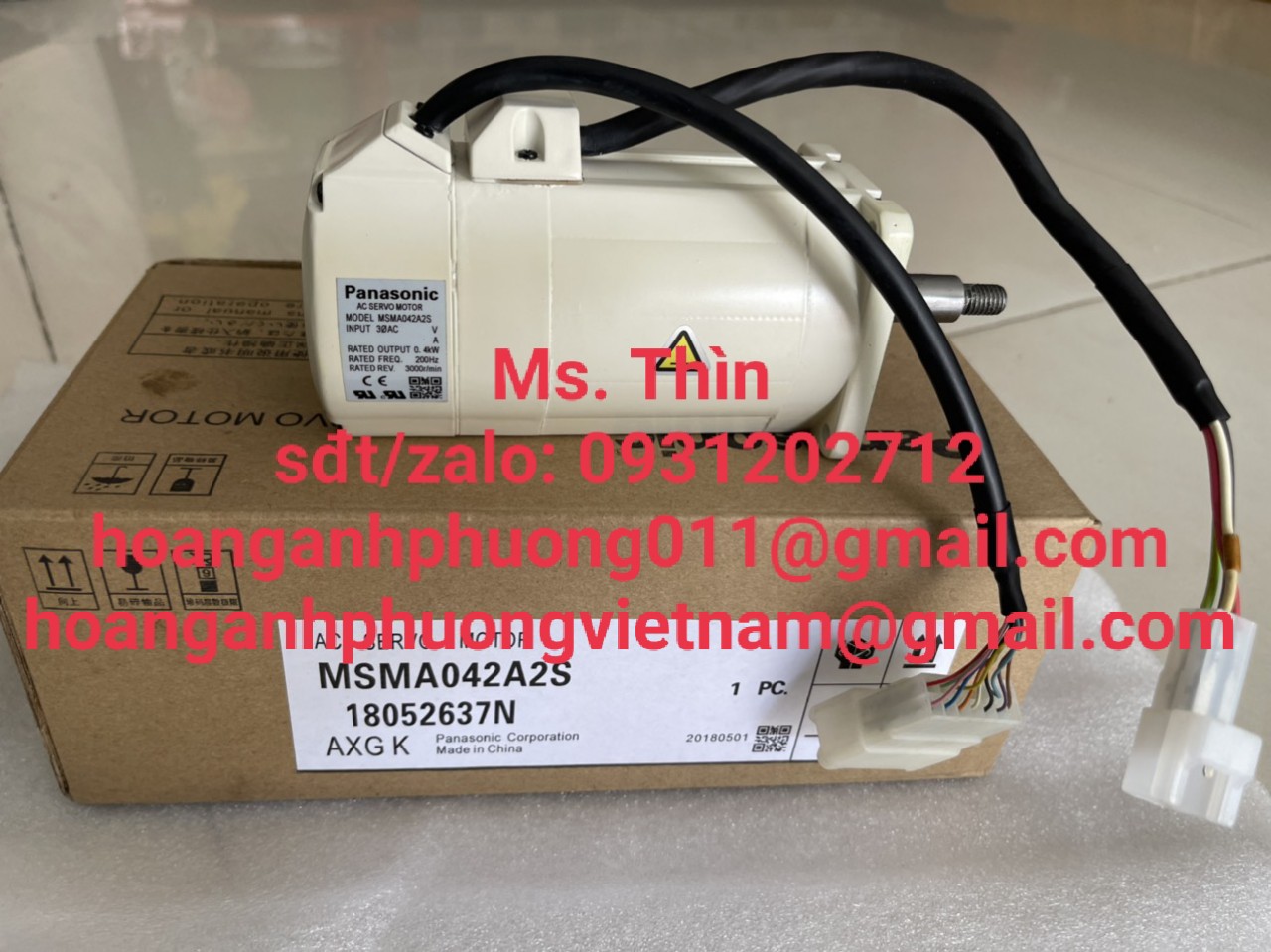 Động cơ Panasonic  MSMA042A2S  giá tốt  new 100%