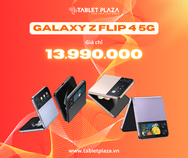 Galaxy Z Flip 4 siêu rẻ tại Tablet Plaza Bến Cát