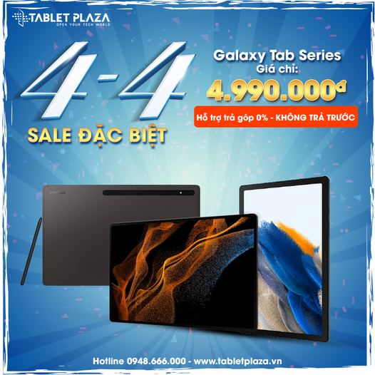 Sale đặc biệt Galaxy Tab Series tại Tablet Plaza