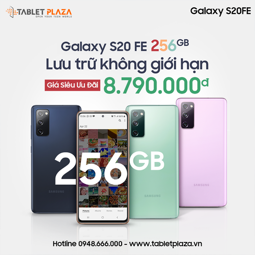 Hot sale Galaxy S20 Fe giá rẻ tại Tablet Plaza