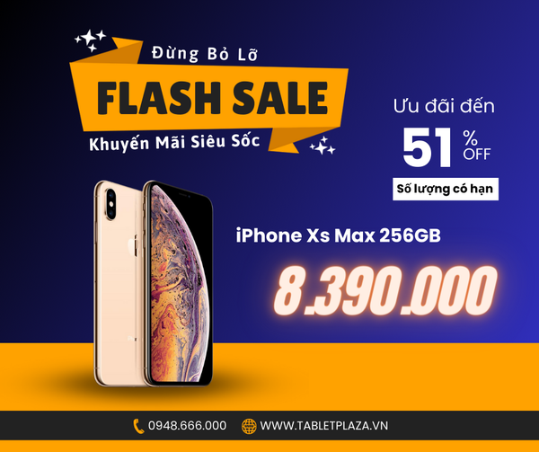 Iphone Xs max siêu giảm giá tại Tablet Plaza