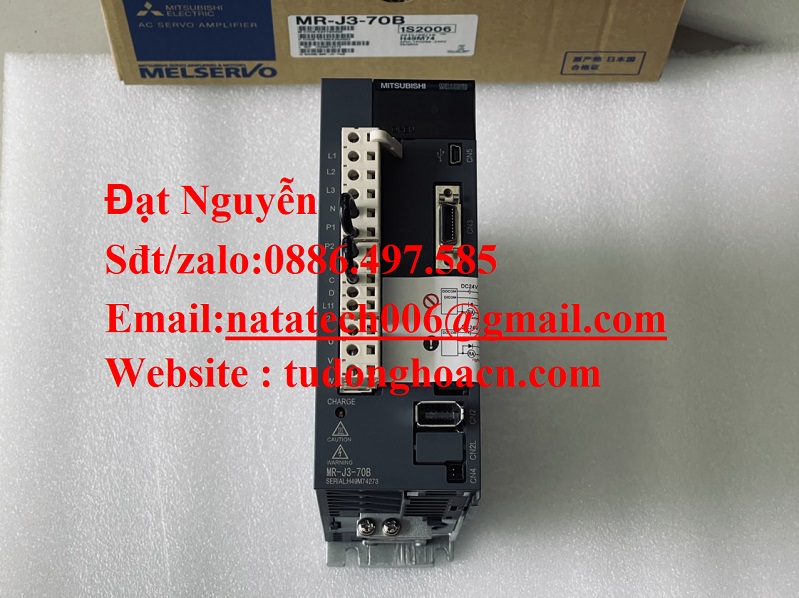 Servo MR-J3-70B Mitsubishi giá tốt nhập khẩu - Công Ty Natatech