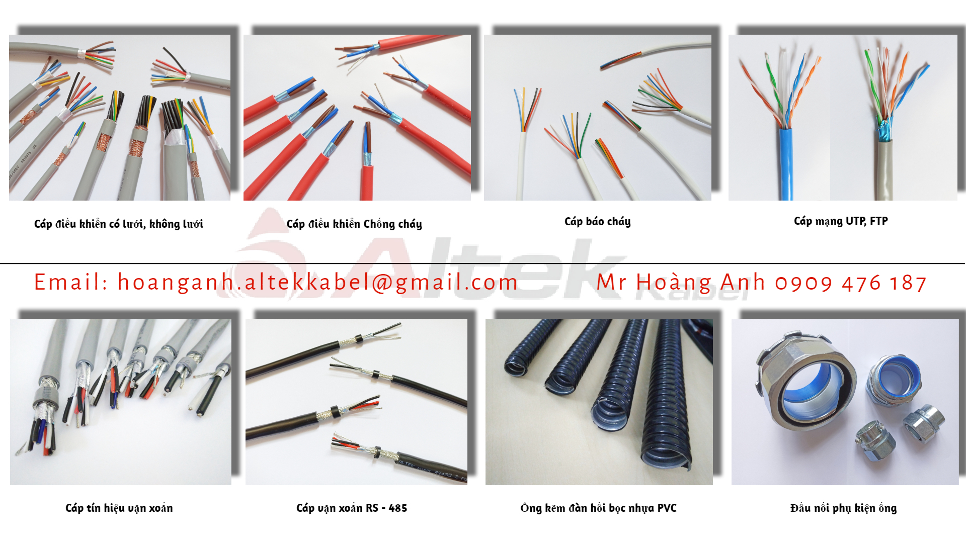 Đại lý phân phối cáp điều khiển Altek Kabel tại Đà Nẵng