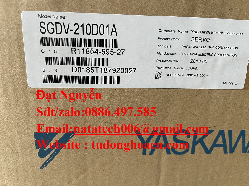 Servo SGDV-210D01A Driver chính hãng mới bảo hành 12 tháng
