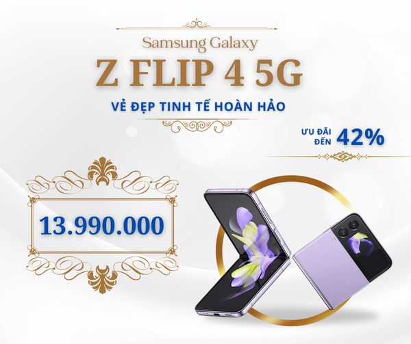 Galaxy Z Flip 4 giá cực hấp dẫn tại Tablet Plaza