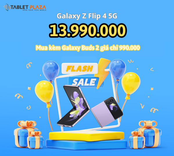Deal xịn xò Galaxy Z Flip 4 tại Tablet Plaza