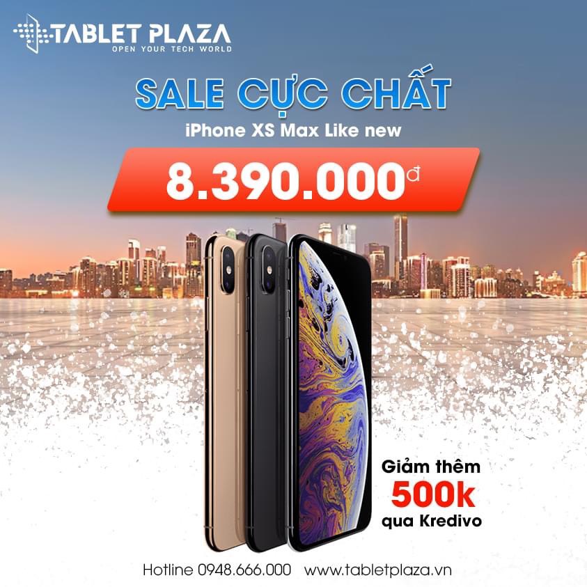 trả góp iphone xs max 256G giá rẻ bến cát-bình dương