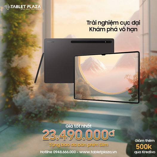 trả góp samsung tabs8 ultra giá rẻ bến cát-bình dươnggg