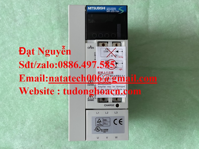 Bộ điều khiển MR-J2S-70A mới tiêu chuẩn Mitsubishi bảo hành 1 năm