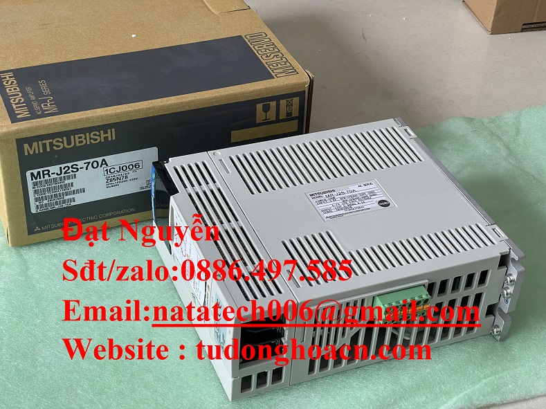 Bộ điều khiển MR-J2S-70A mới tiêu chuẩn Mitsubishi bảo hành 1 năm