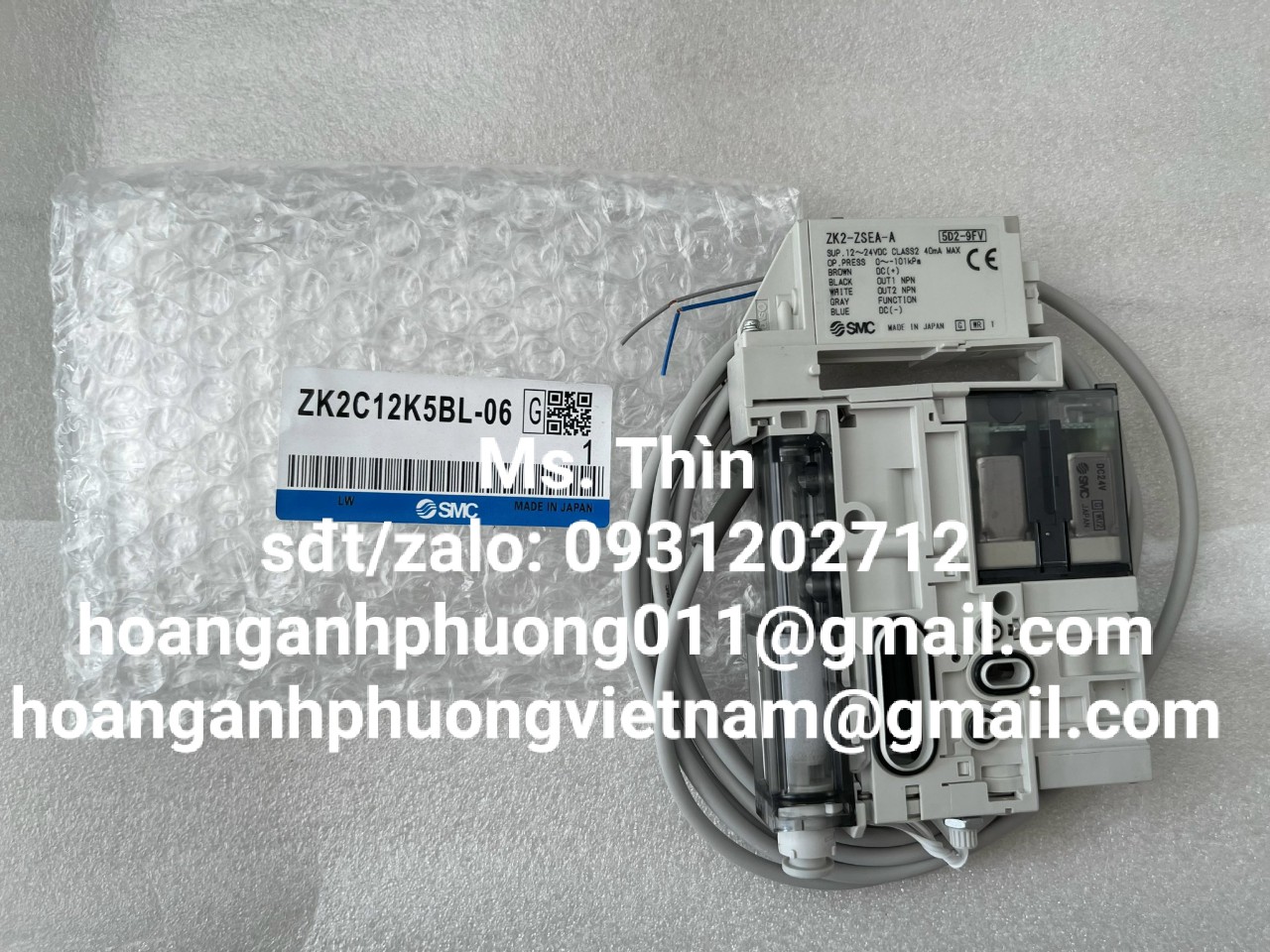 ZK2C12K5BL-06  bộ van hút chân không  SMC