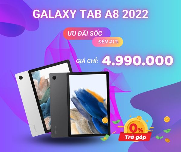 Deal sốc Galaxy Tab A8 tại Tablet PLaza