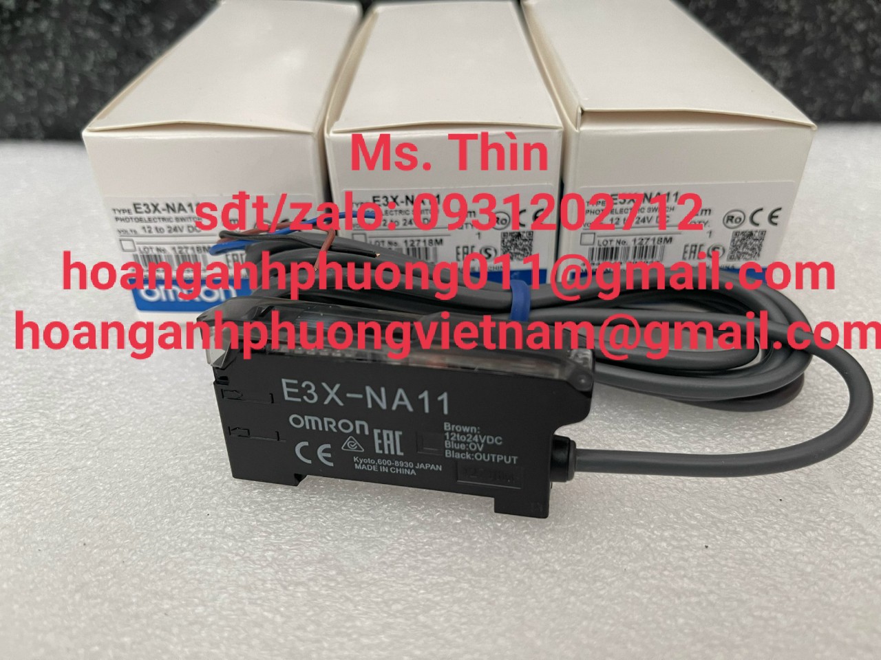 E3X-NA11  Omron  cảm biến quang  hàng chính hãng