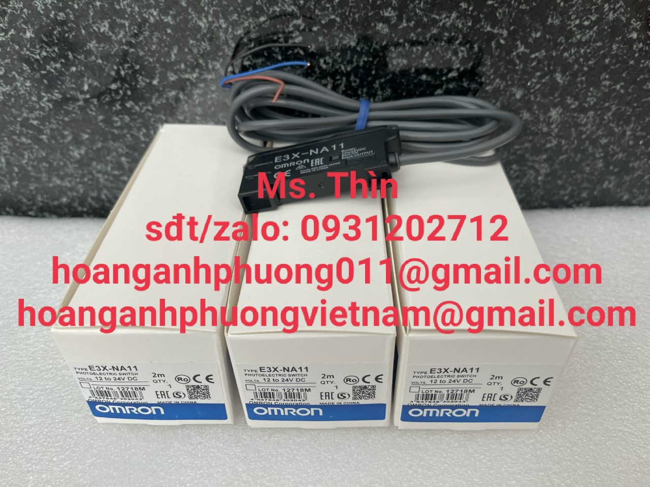 E3X-NA11  Omron  cảm biến quang  hàng chính hãng