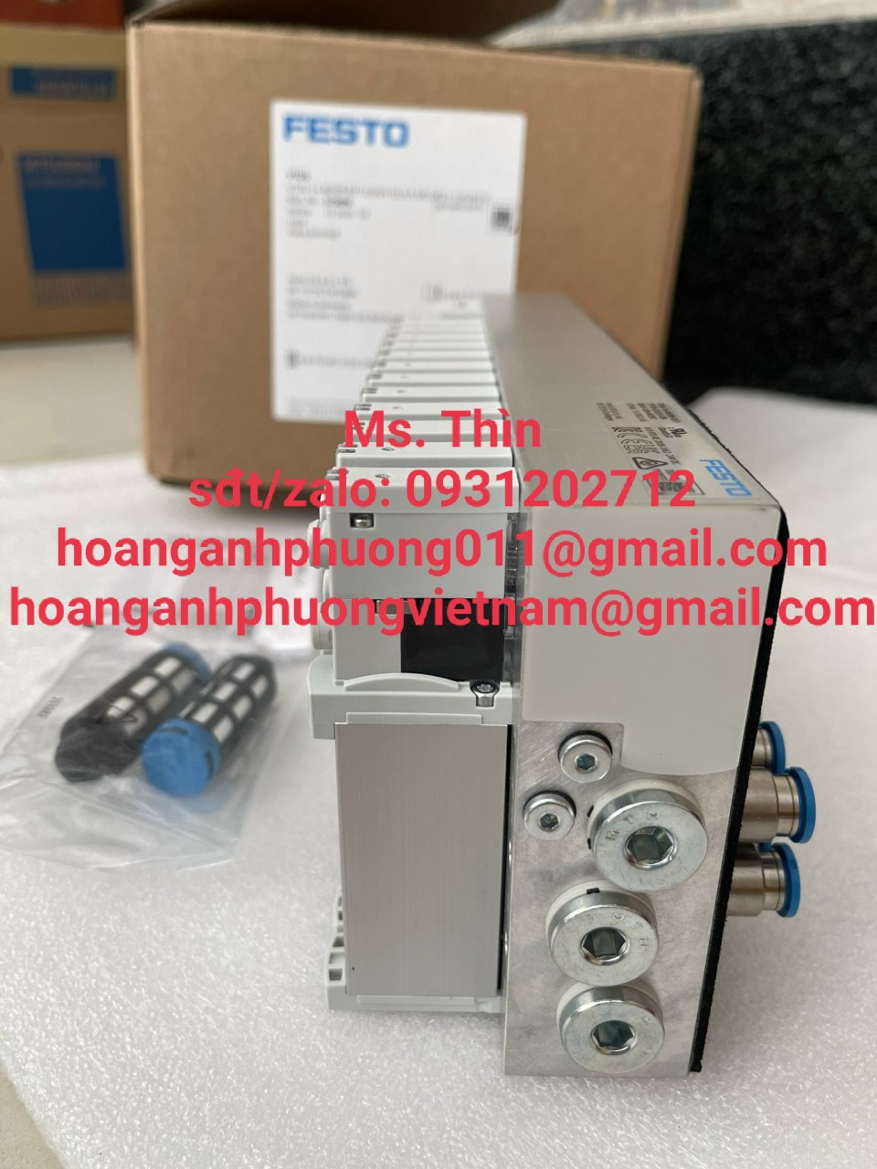 Cụm van điện từ Festo  VTUG-14-MSDR-B1T-25V20-Q12LA-UB-Q8SU-12A+M1SC
