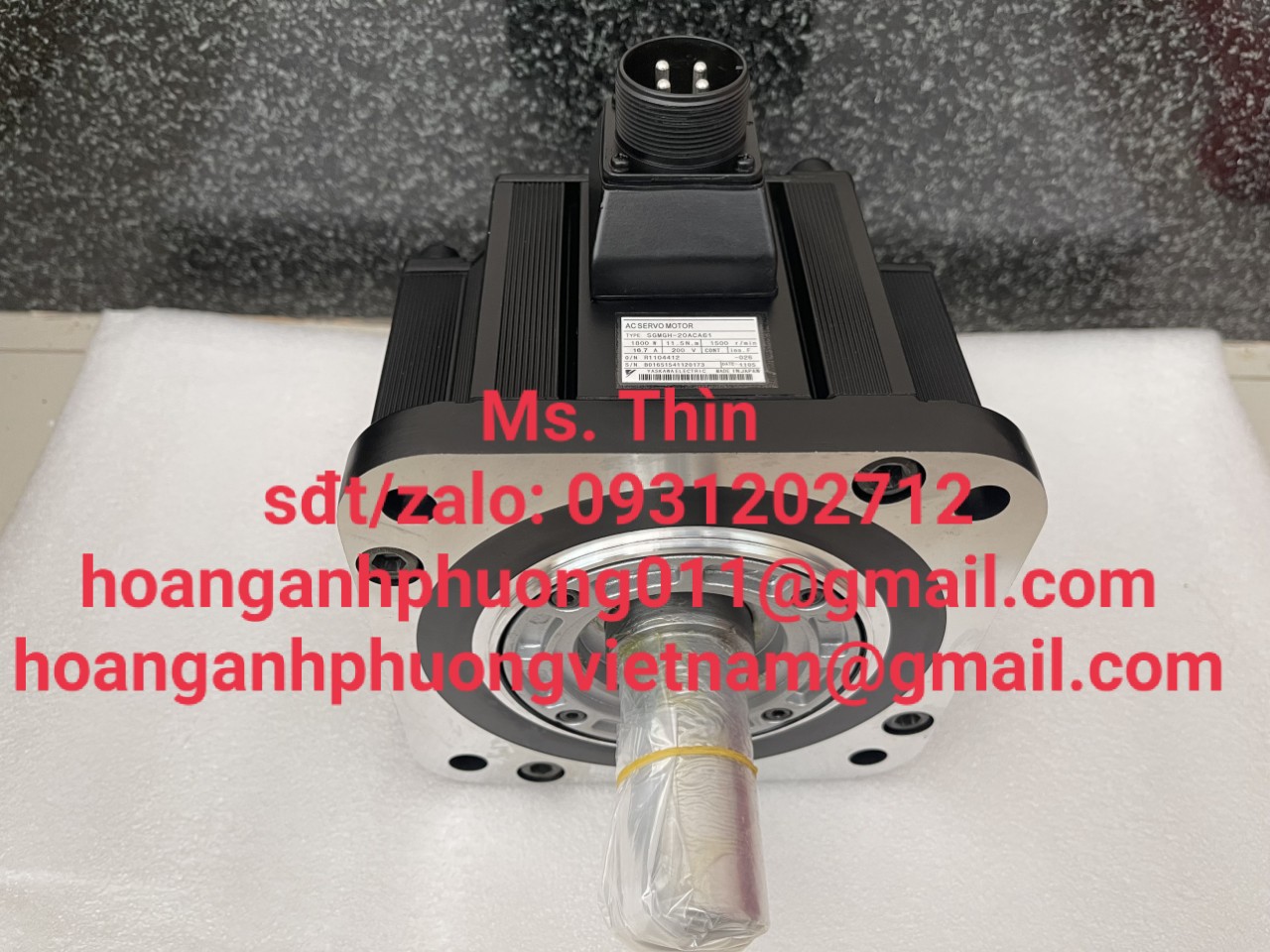 Động cơ Yaskawa  SGMGH-20ACA61  hàng nhập giá tốt